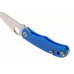 Canivete Spyderco C133GBLP BUG BLUE G-10 PLAINEDGE